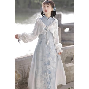 Falling Frost 霜降 - New Chinese Style Qipao Dress