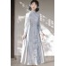 Falling Frost 霜降 - New Chinese Style Qipao Dress Falling Frost 霜降 - New Chinese Style Qipao Dress