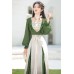 Verdant Hue 青绿 - New Chinese Hanfu Set Verdant Hue 青绿 - New Chinese Hanfu Set