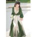 Verdant Hue 青绿 - New Chinese Hanfu Set Verdant Hue 青绿 - New Chinese Hanfu Set