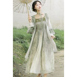 Green Grapes 青葡萄 - Han Element Hanfu Set