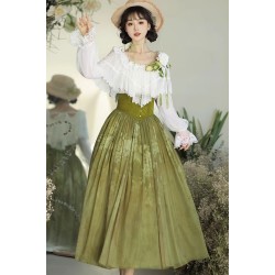 Green Vines 青蔓露光 - New Chinese Hanfu Set