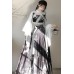 Crane Feather 鹤羽 - Miao Jiang Element Exotic Hanfu Set