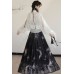 Crane Feather 鹤羽 - Miao Jiang Element Exotic Hanfu Set