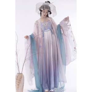 Jade Silhouette 玉影 - Tang Dynasty Hanfu Hezi Skirt