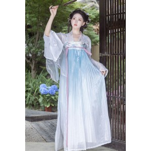 Snowfeather Gauze 雪羽轻纱 - Tang Dynasty Hanfu Qixiong Ruqun