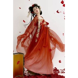 Charming Dance 嫣然 - Tang Dynasty Hanfu Qixiong Ruqun
