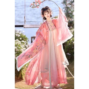 Spring Goddess 春神 - Tang Dynasty Hanfu Hezi Skirt