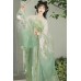 Bamboo & River 春竹枝江 - Tang Dynasty Hanfu Qixiong Ruqun